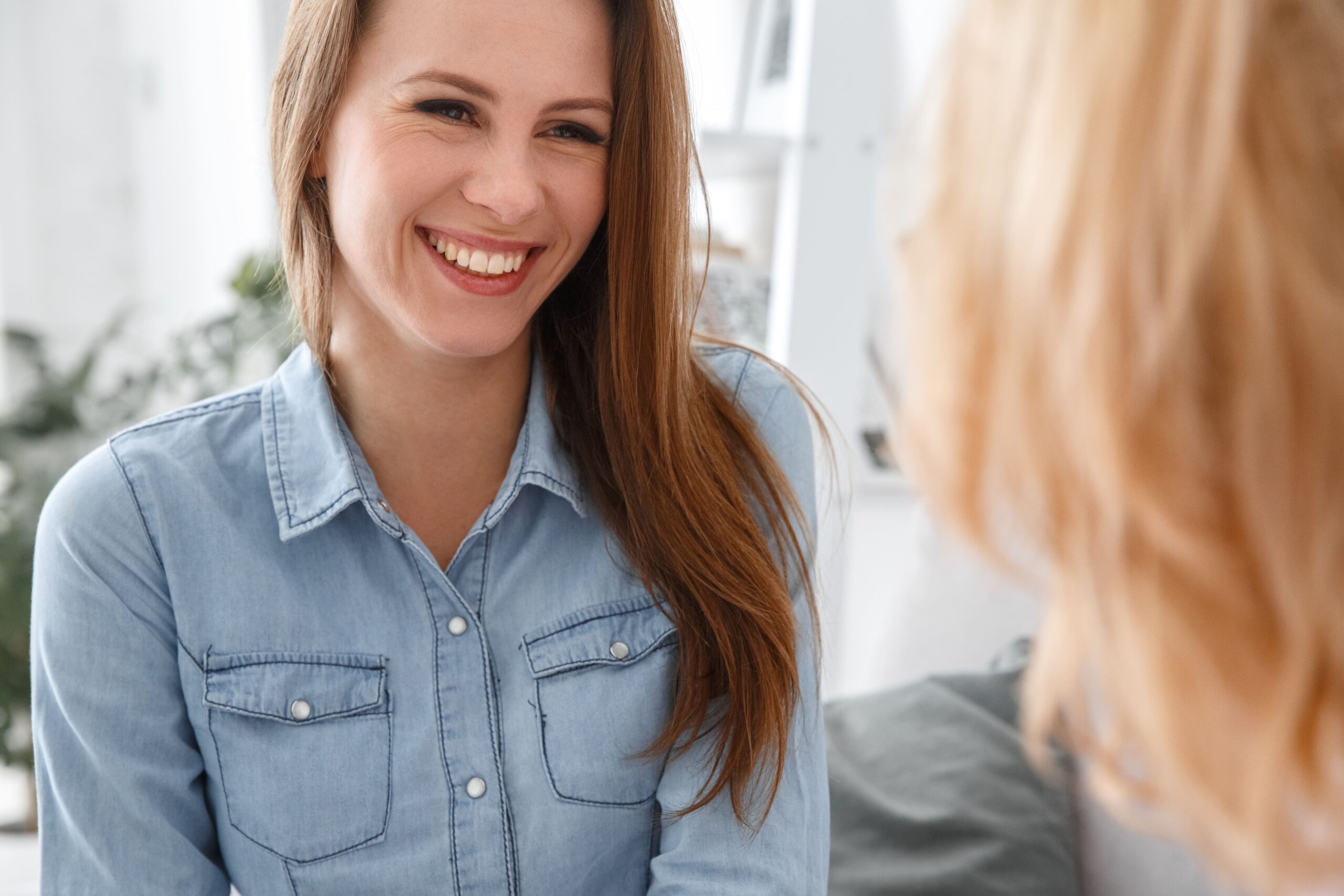 A woman finds relief through treatment.