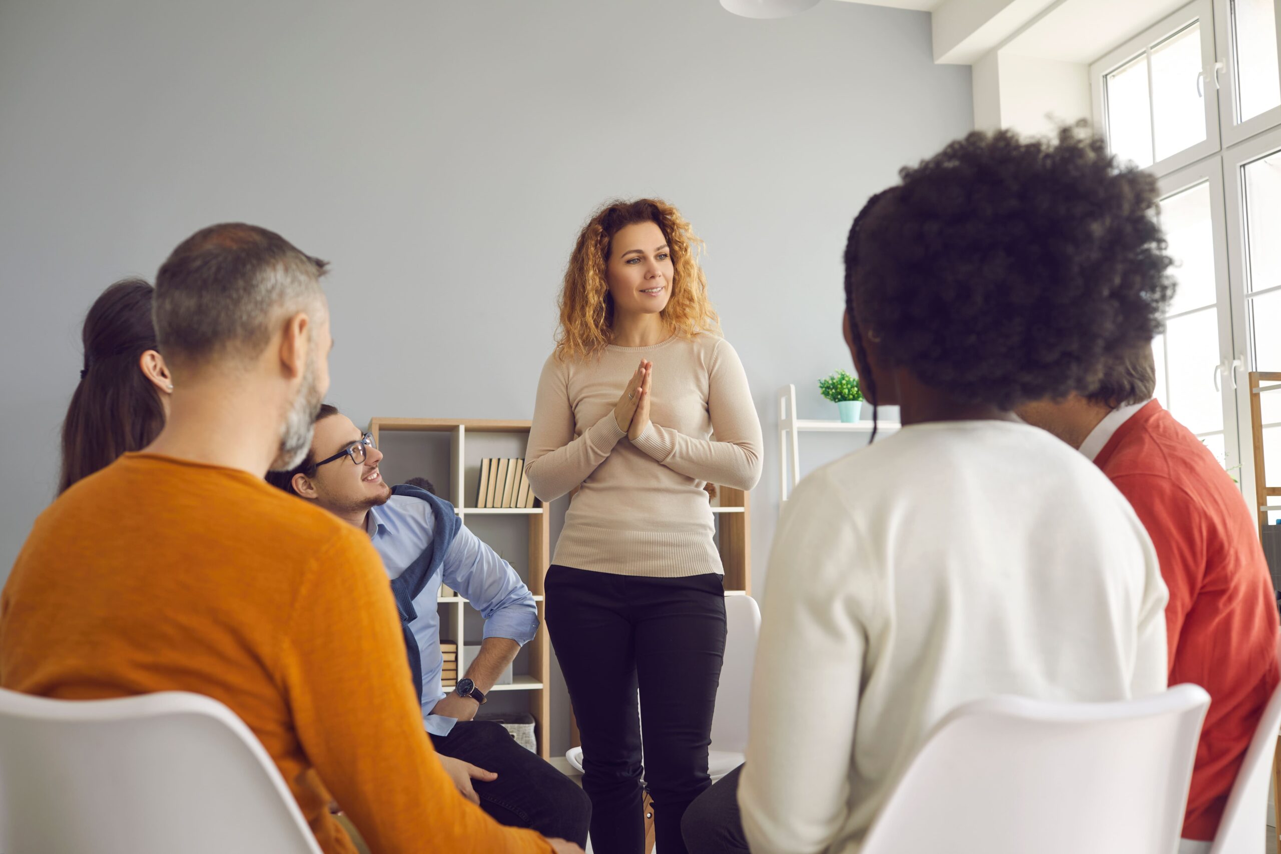 A group session during DBT Atlanta