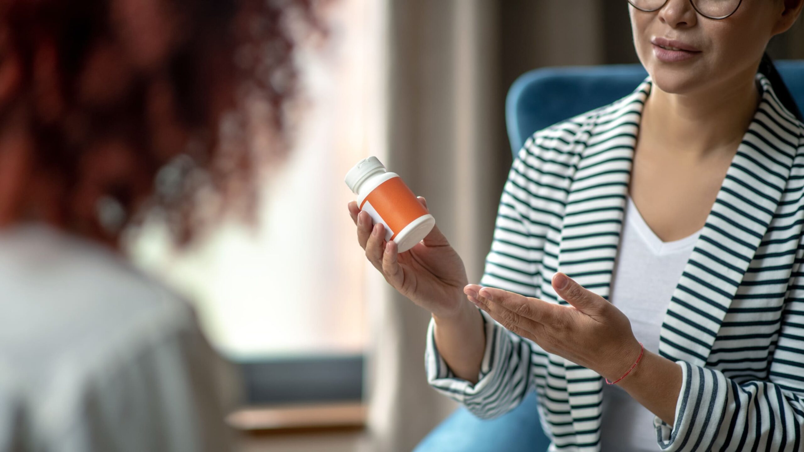 A psychiatrist prescribing medication during the program of medication management in Atlanta.